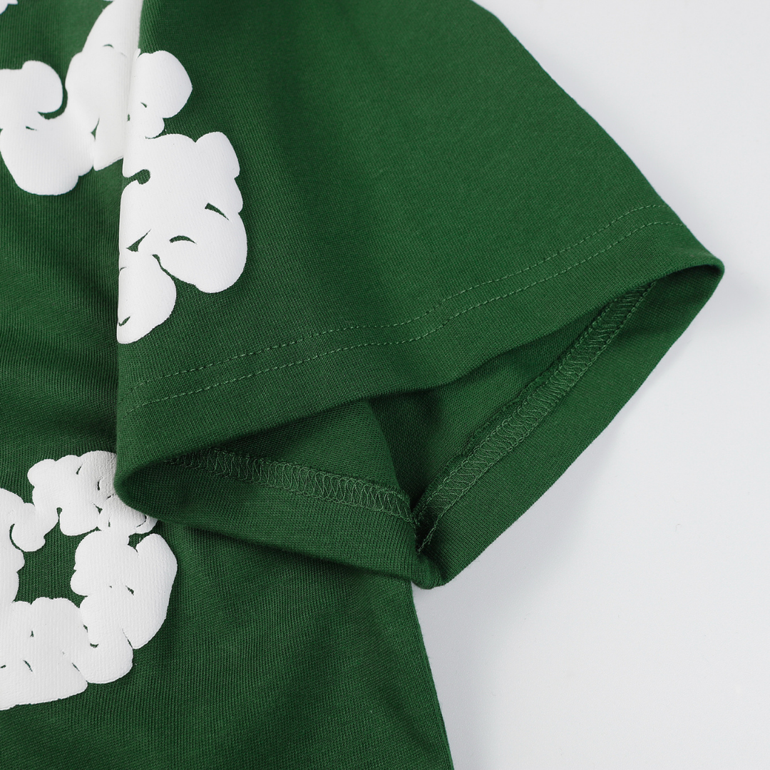 Denim Trs Green Short set