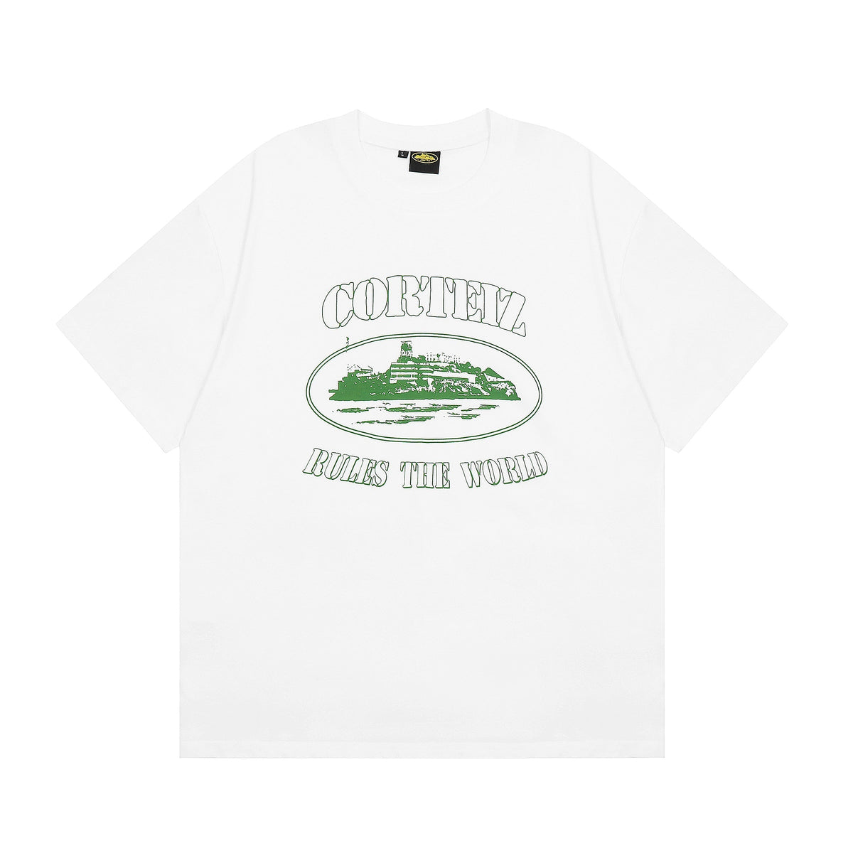 Alcatraz White Green T-shirt