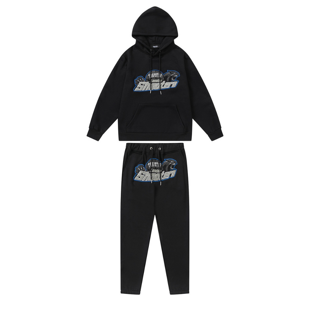 London Shooters Black Blue Tracksuit