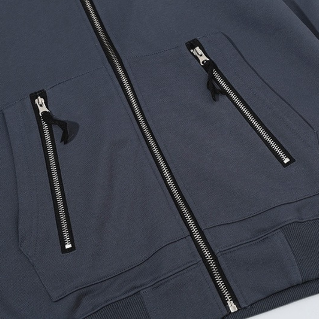Stone Monogram 2.0 Zip Hoodie