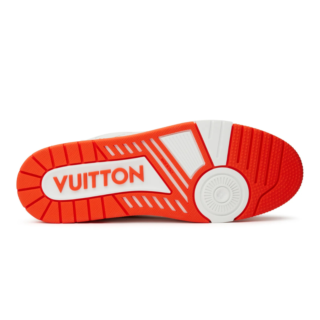 LV Monogram Orange Denim Trainer