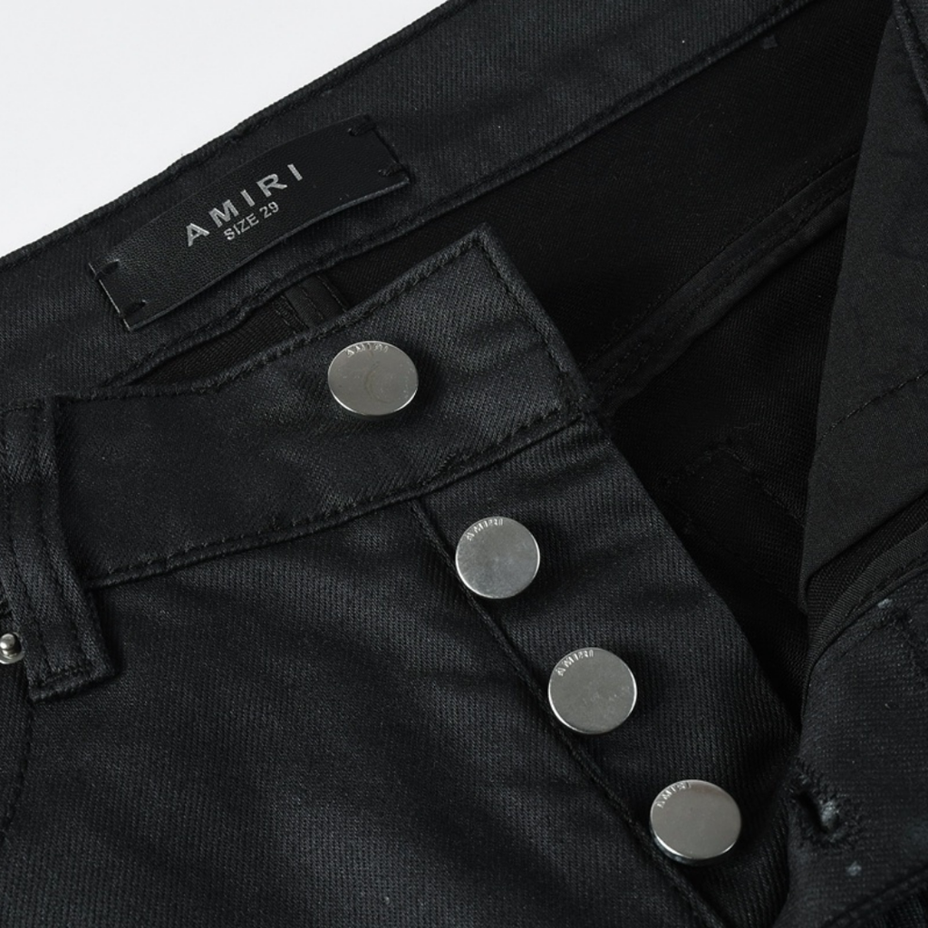 Amr Black Denim Jeans