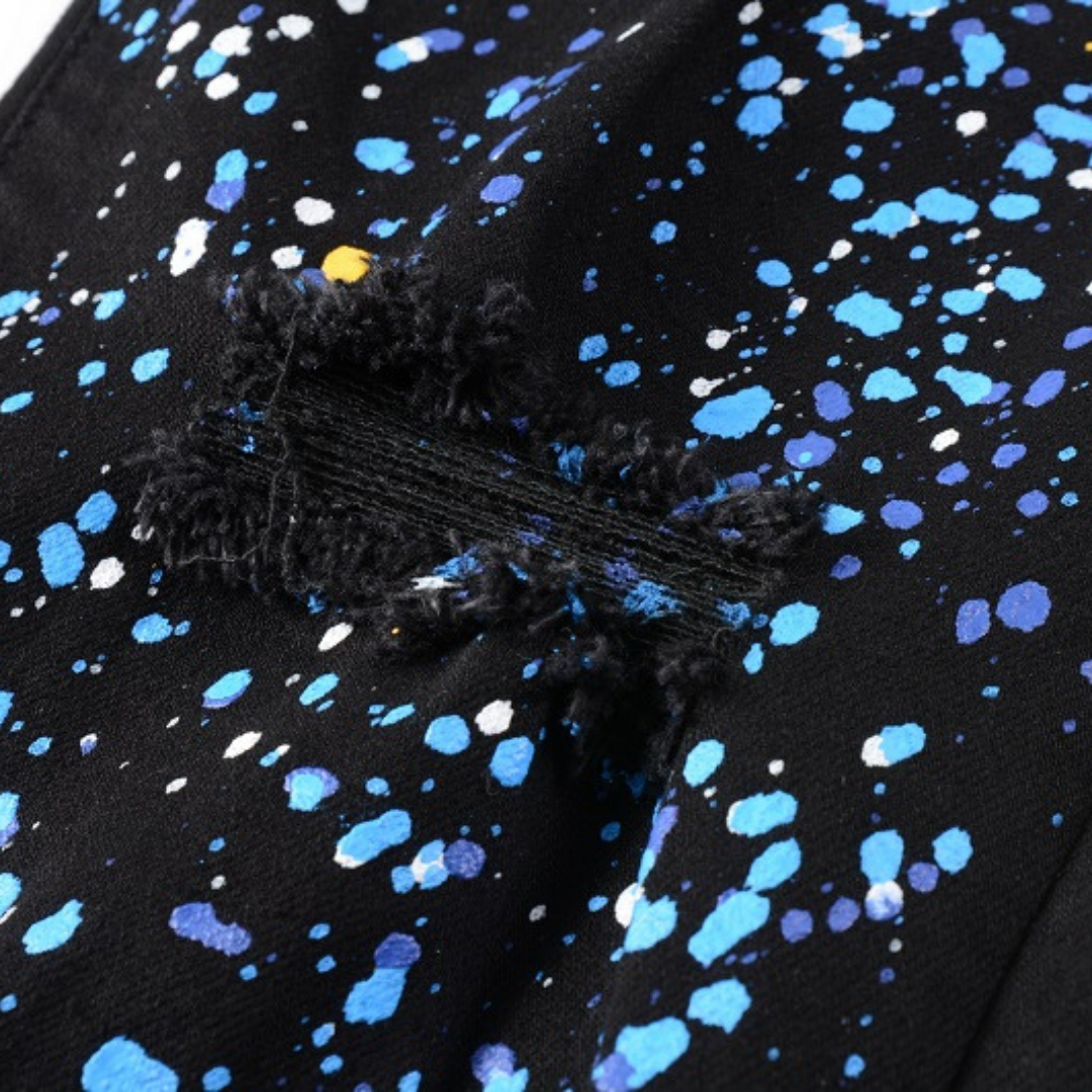 Amr Paint Splatter Jeans