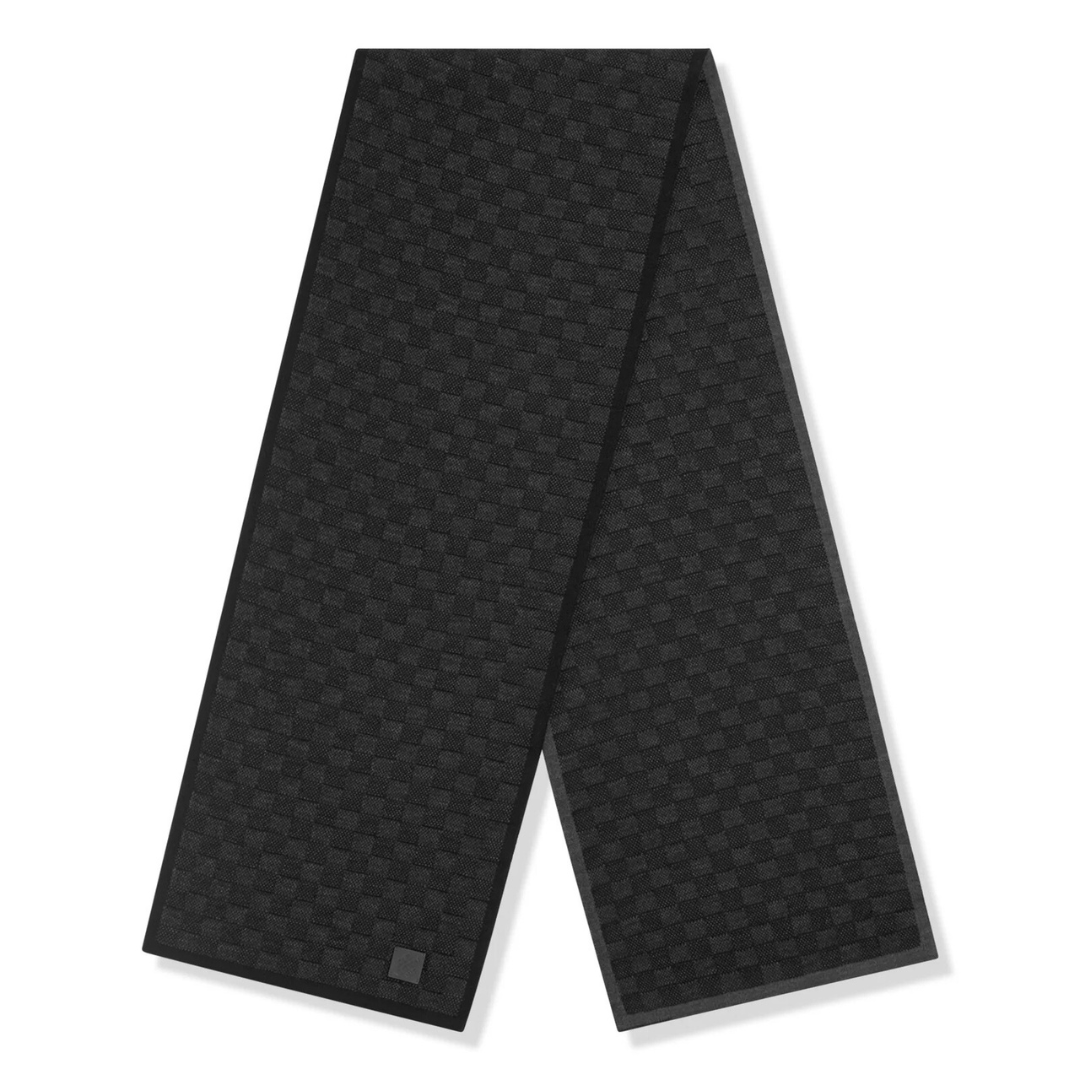 LV Black Scarf & Beanie