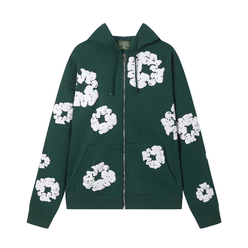 Denim Trs Zip Hoodie