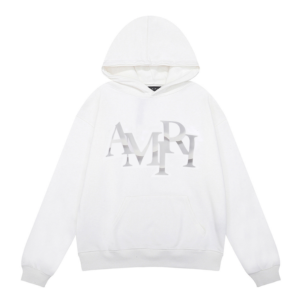Amr Staggered Logo Hoodie