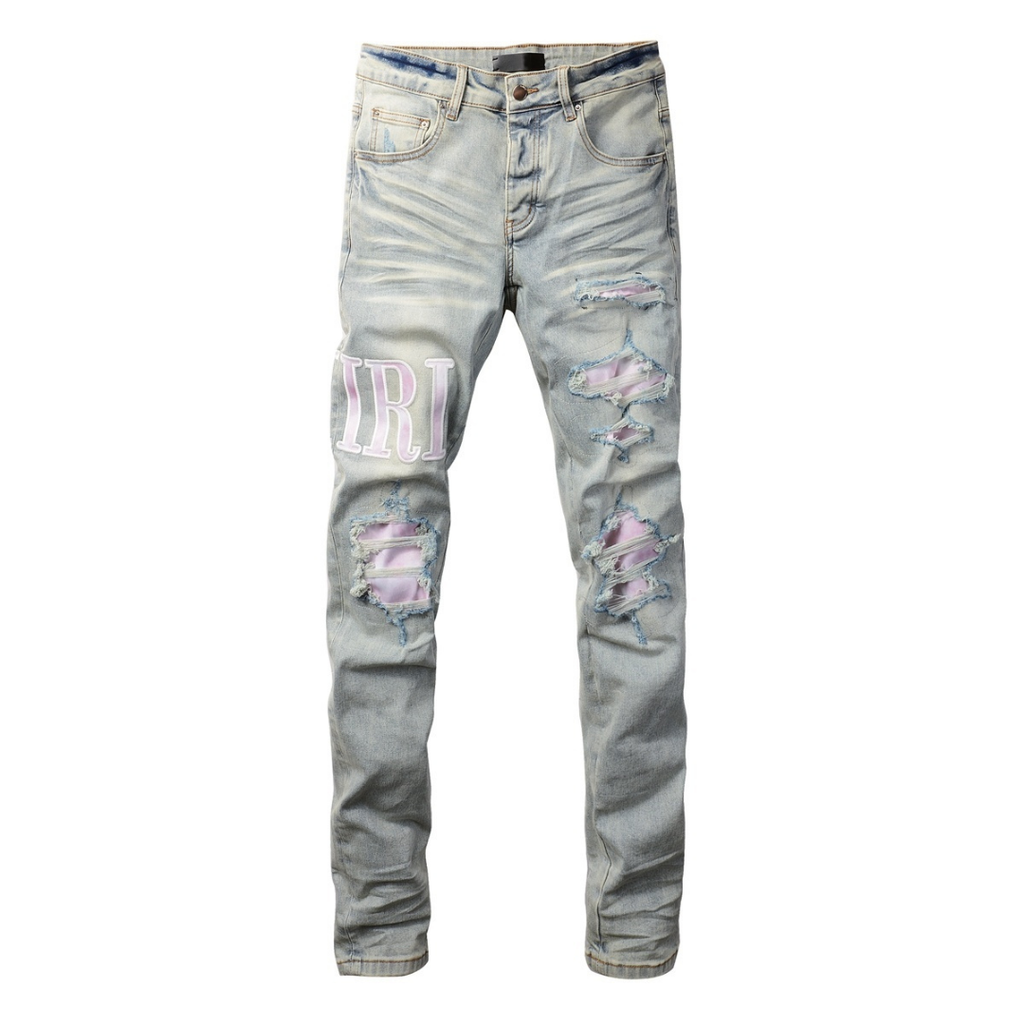 Amr Gradient Camo Jeans