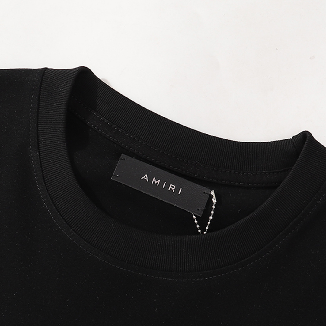 Amr Monochrome Flowers T-shirt