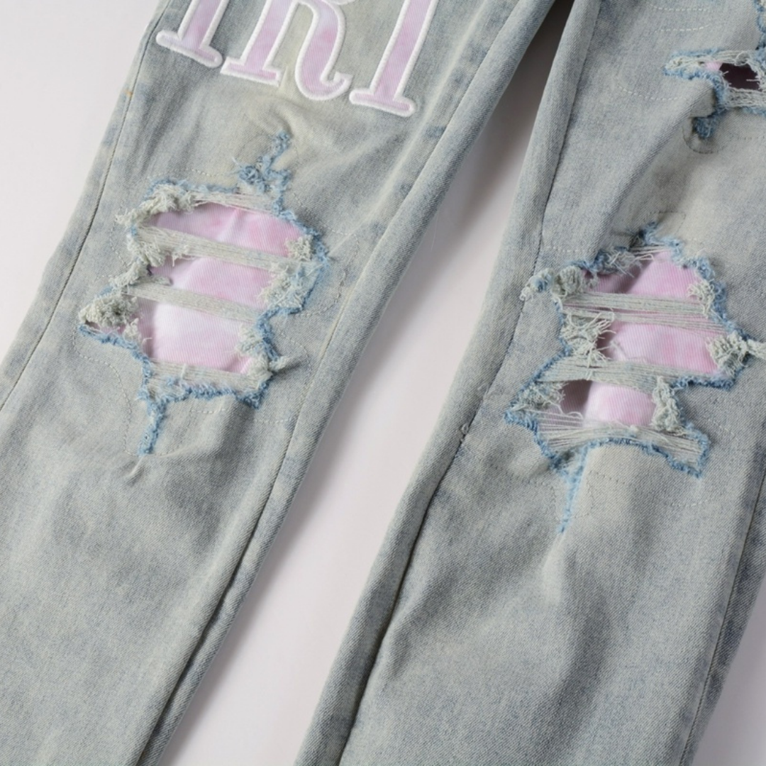 Amr Gradient Camo Jeans