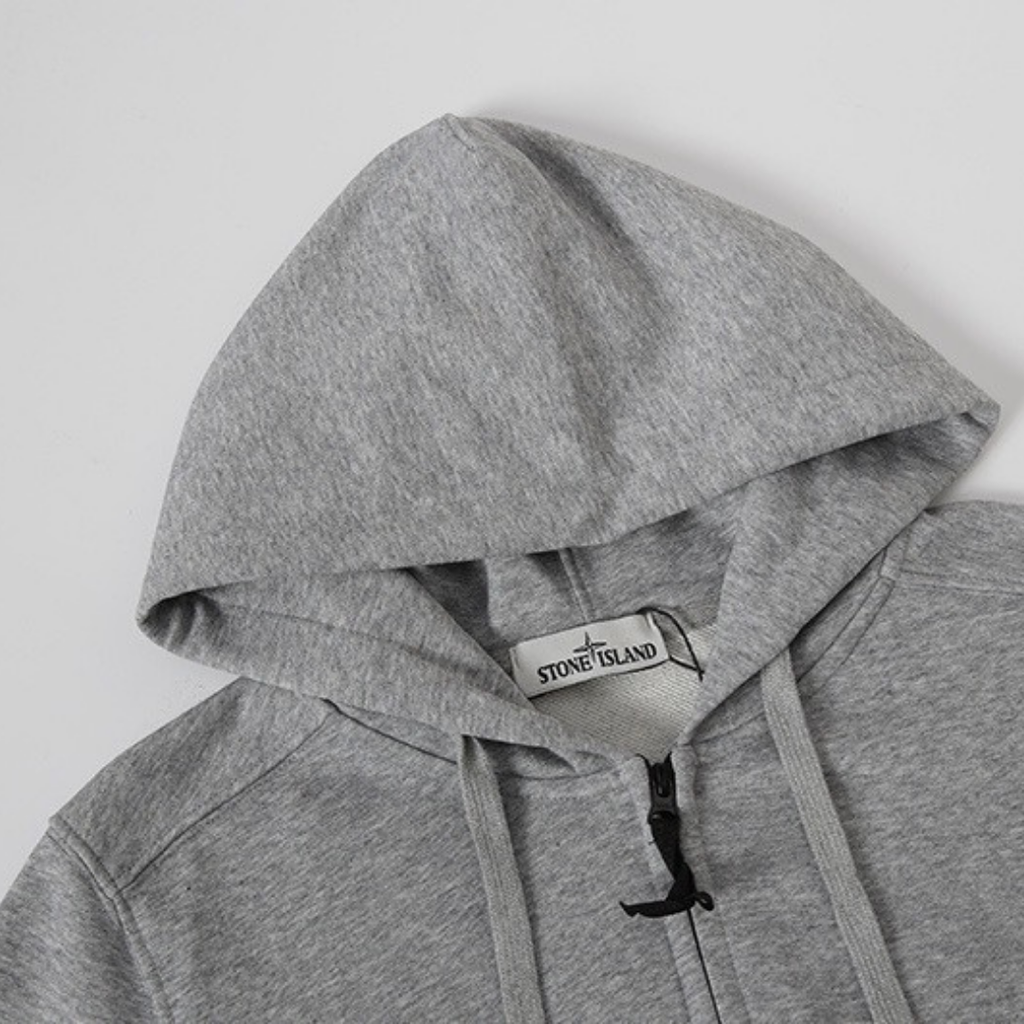 Stone Monogram 3.0 Zip Hoodie