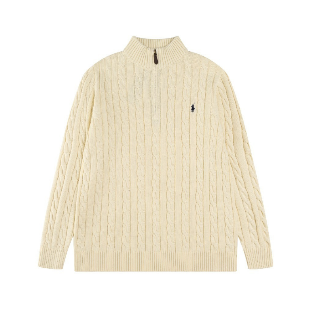 Polo Half Zip Sweater