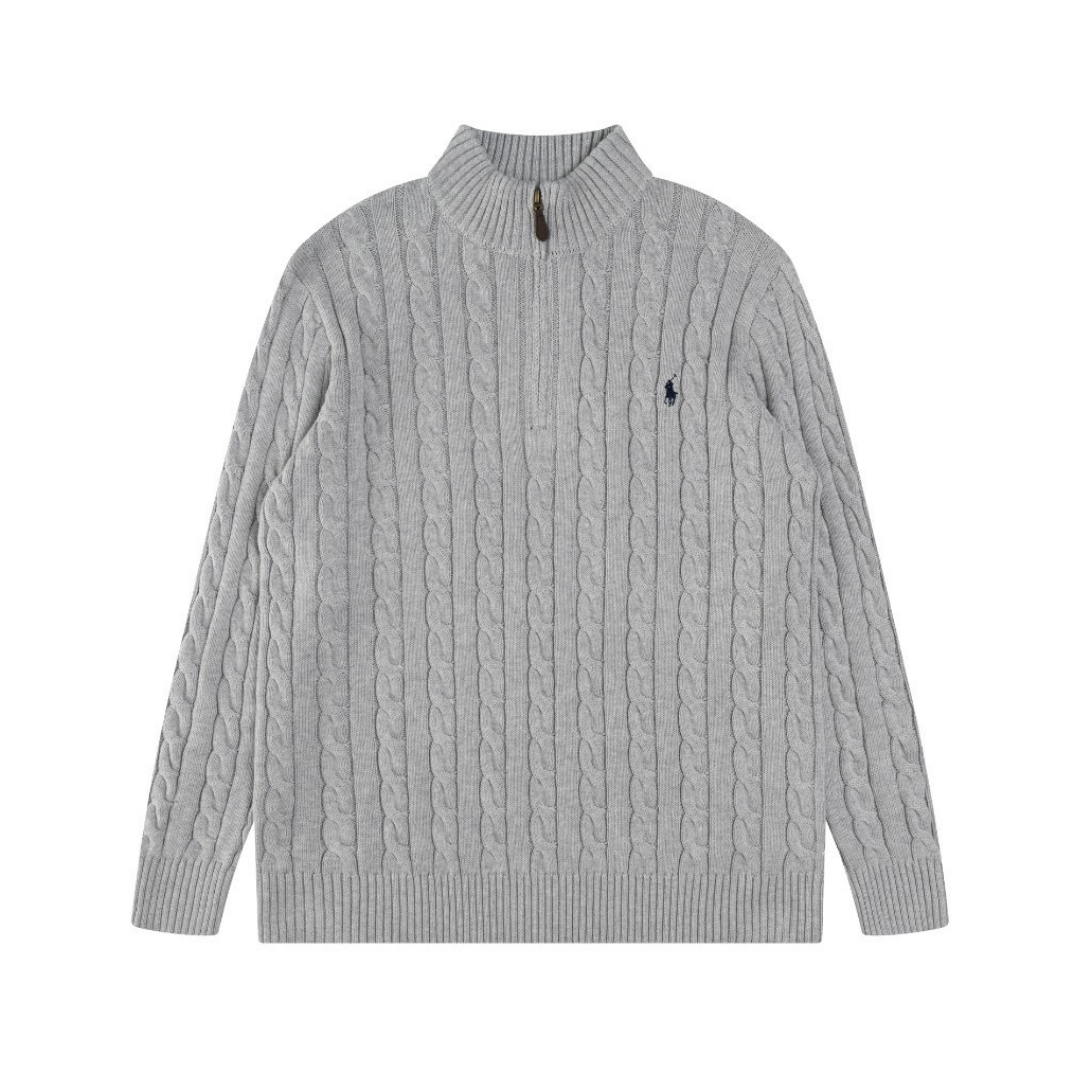 Polo Half Zip Sweater
