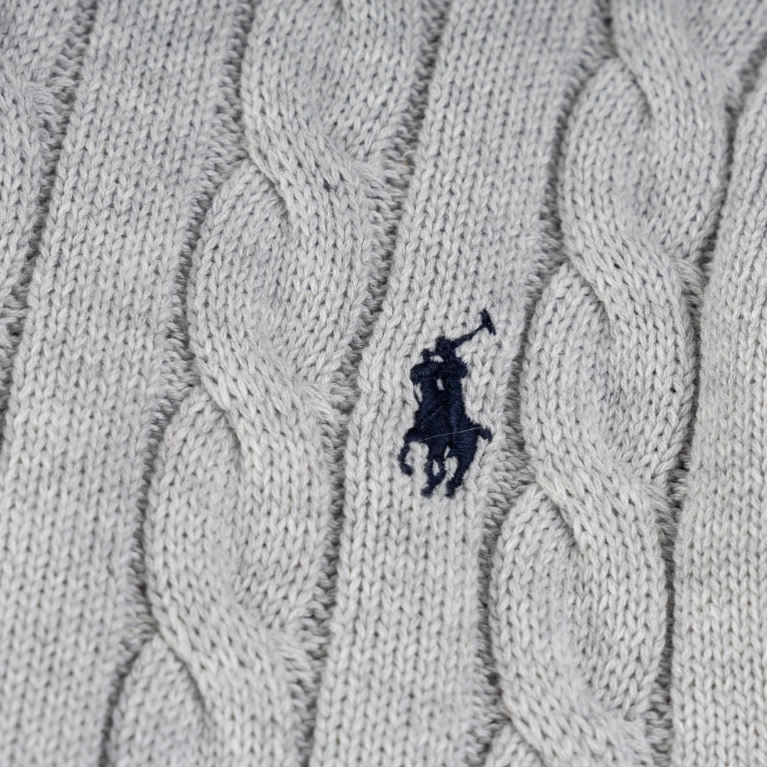 Polo Half Zip Sweater