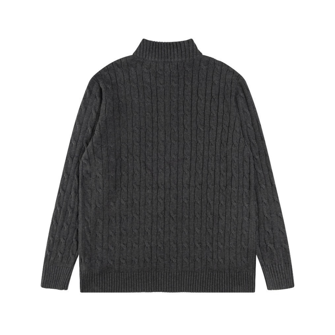 Polo Full Zip Sweater