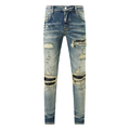 Amr Ripped Patch Jeans