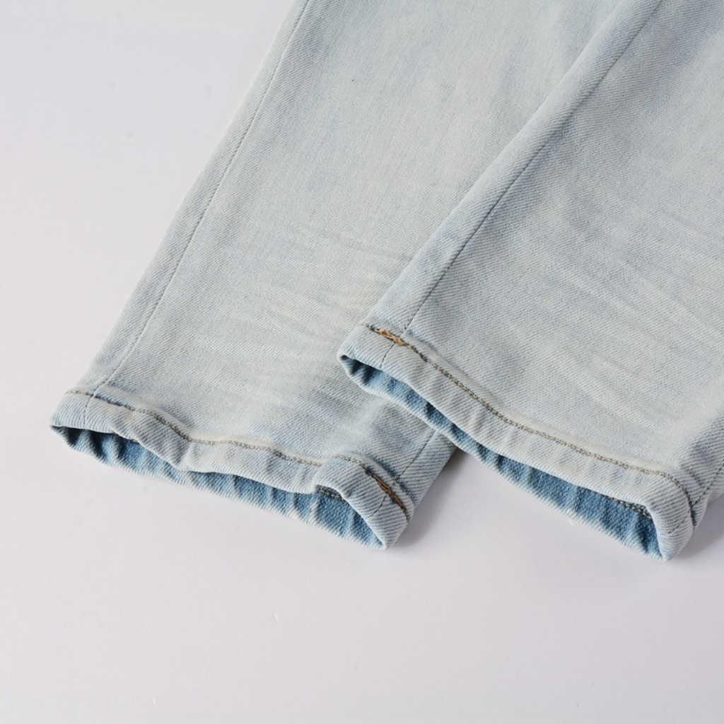 Amr Diamonds Light Blue Jeans