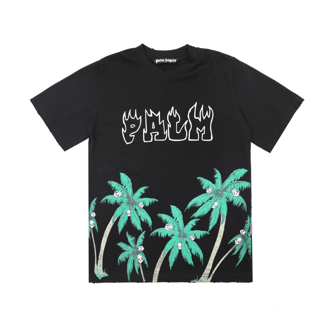 Palm Tree And Skulls T-shirt