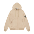 Stone Monogram Zip Hoodie