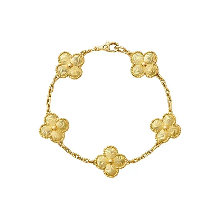 'Cleef' Clover Bracelet - Mulitcolour