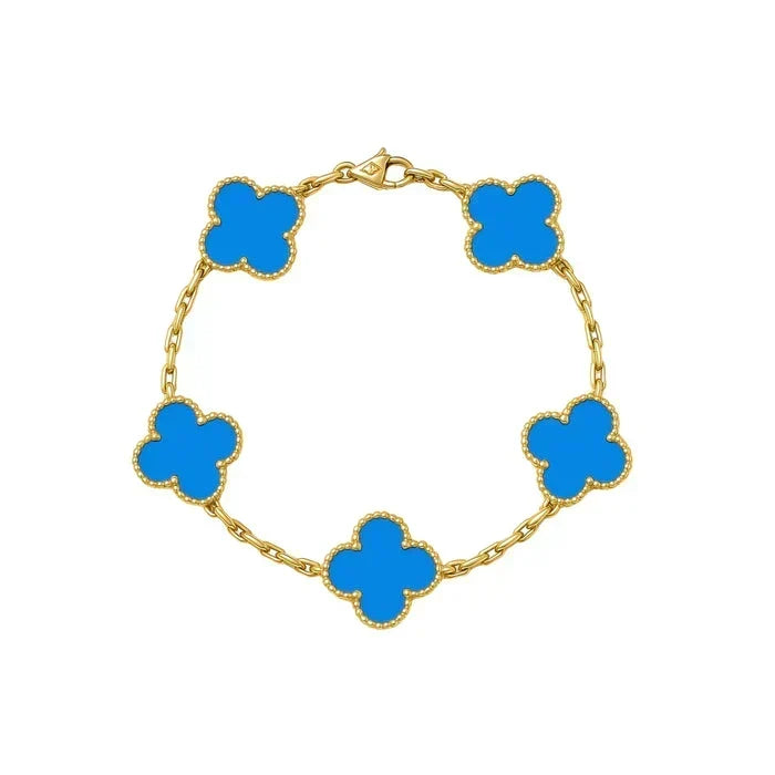 'Cleef' Clover Bracelet - Mulitcolour