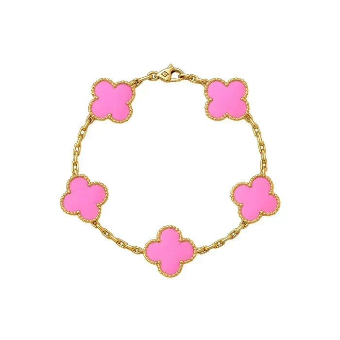 'Cleef' Clover Bracelet - Mulitcolour