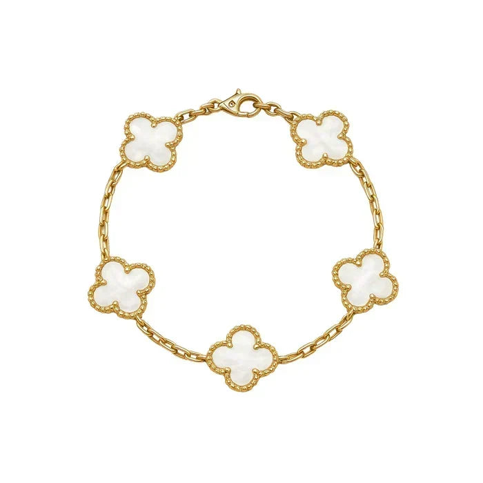 'Cleef' Clover Bracelet - Mulitcolour
