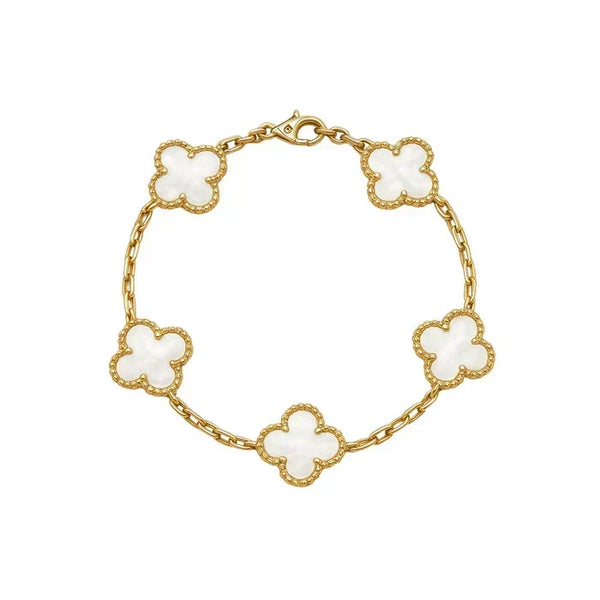 'Cleef' Clover Bracelet - Mulitcolour