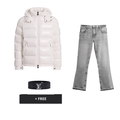 WHITE MONC OUTFIT