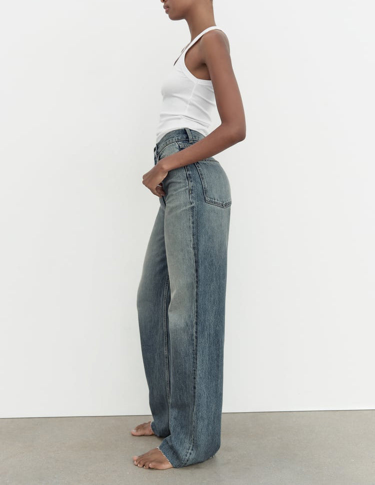High Waist Wide Leg Jeans