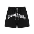 Palm Black Logo Shorts