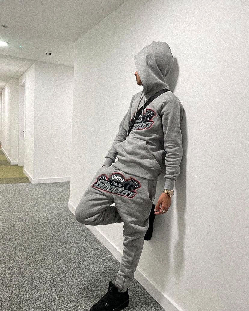 London Shooters Grey Red Tracksuit