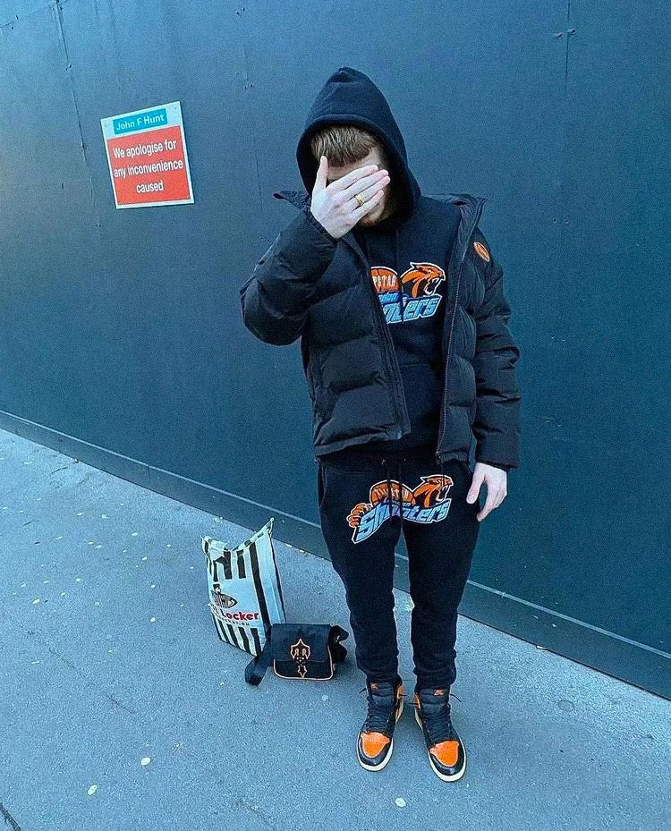 London Shooters Black Orange Tracksuit