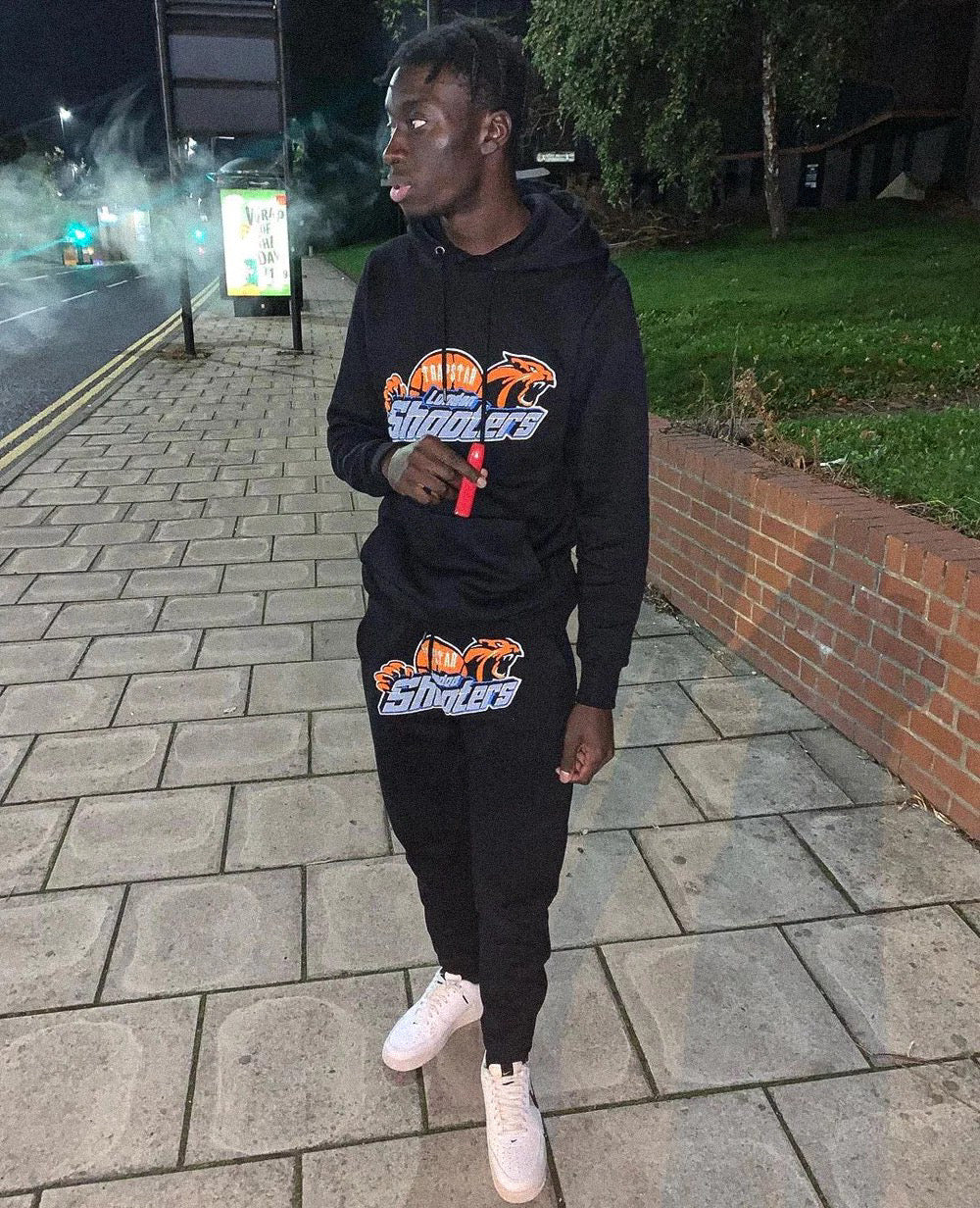 London Shooters Black Orange Tracksuit